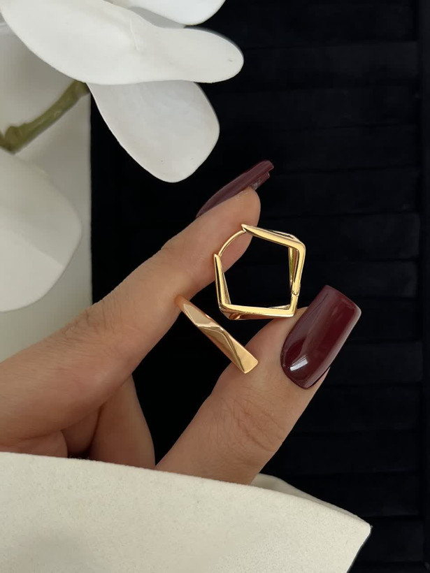 گوشواره ژوپینگ چند ضلعی