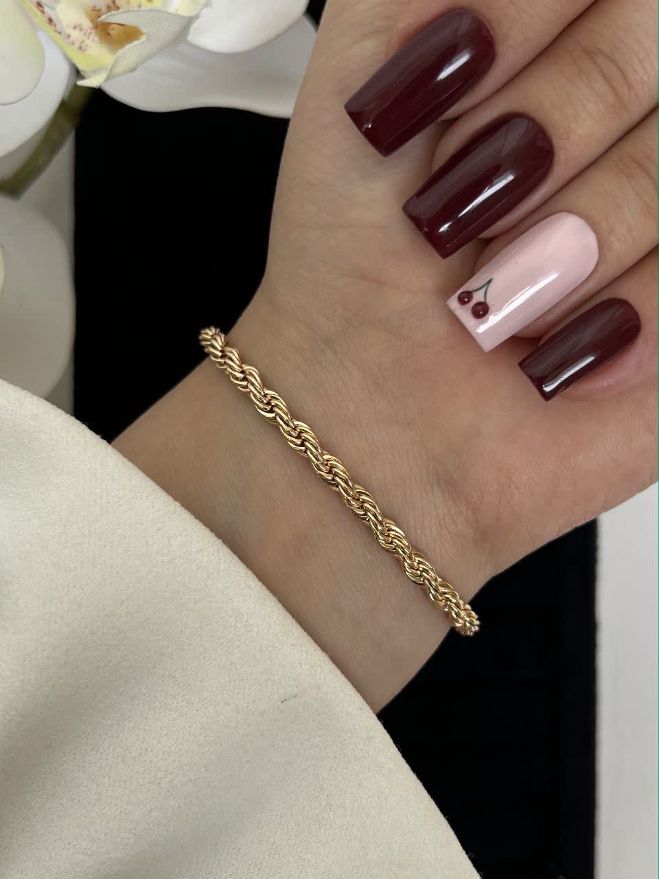 دستبند طنابی ژوپینگ ضخامت ۴ میل